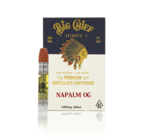 Big Chief THC Cartridge 1G – Napalm OG