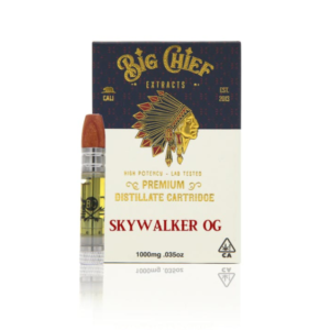 Big Chief THC Cartridge 1G – Skywalker OG