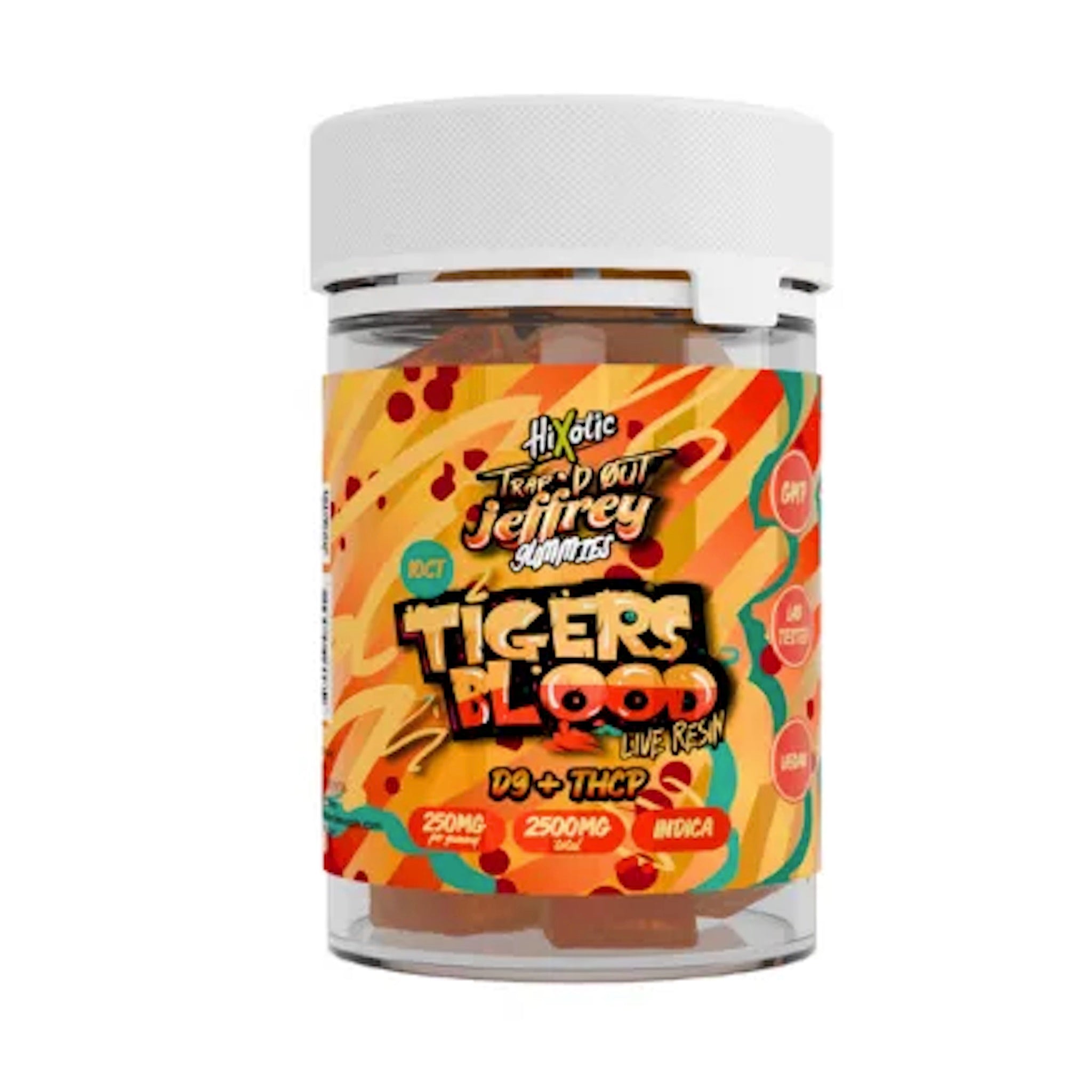 Hixotic Trapd Out Jeffrey Gummies – 2500mg